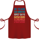 30th Birthday 30 Year Old Cotton Apron 100% Organic Maroon