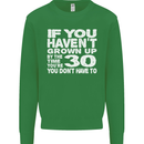 30th Birthday 30 Year Old Don't Grow Up Funny Mens Sweatshirt Jumper Irish Green