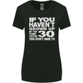 30th Birthday 30 Year Old Don't Grow Up Funny Womens Wider Cut T-Shirt Black