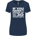 30th Birthday 30 Year Old Don't Grow Up Funny Womens Wider Cut T-Shirt Navy Blue