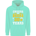 30th Birthday 30 Year Old Funny Alcohol Mens 80% Cotton Hoodie Peppermint