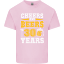 30th Birthday 30 Year Old Funny Alcohol Mens Cotton T-Shirt Tee Top Light Pink