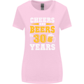 30th Birthday 30 Year Old Funny Alcohol Womens Wider Cut T-Shirt Light Pink