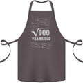 30th Birthday 30 Year Old Geek Funny Maths Cotton Apron 100% Organic Dark Grey