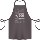30th Birthday 30 Year Old Geek Funny Maths Cotton Apron 100% Organic Dark Grey