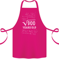 30th Birthday 30 Year Old Geek Funny Maths Cotton Apron 100% Organic Pink