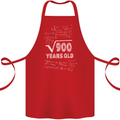 30th Birthday 30 Year Old Geek Funny Maths Cotton Apron 100% Organic Red