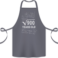 30th Birthday 30 Year Old Geek Funny Maths Cotton Apron 100% Organic Steel