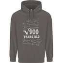 30th Birthday 30 Year Old Geek Funny Maths Mens 80% Cotton Hoodie Charcoal