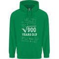 30th Birthday 30 Year Old Geek Funny Maths Mens 80% Cotton Hoodie Irish Green