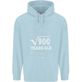 30th Birthday 30 Year Old Geek Funny Maths Mens 80% Cotton Hoodie Light Blue