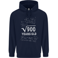 30th Birthday 30 Year Old Geek Funny Maths Mens 80% Cotton Hoodie Navy Blue