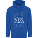30th Birthday 30 Year Old Geek Funny Maths Mens 80% Cotton Hoodie Royal Blue