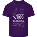 30th Birthday 30 Year Old Geek Funny Maths Mens Cotton T-Shirt Tee Top Purple