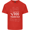 30th Birthday 30 Year Old Geek Funny Maths Mens Cotton T-Shirt Tee Top Red