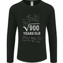 30th Birthday 30 Year Old Geek Funny Maths Mens Long Sleeve T-Shirt Black