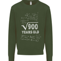 30th Birthday 30 Year Old Geek Funny Maths Mens Sweatshirt Jumper Forest Green