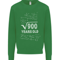 30th Birthday 30 Year Old Geek Funny Maths Mens Sweatshirt Jumper Irish Green