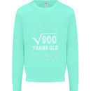 30th Birthday 30 Year Old Geek Funny Maths Mens Sweatshirt Jumper Peppermint