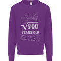 30th Birthday 30 Year Old Geek Funny Maths Mens Sweatshirt Jumper Purple
