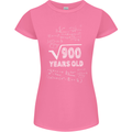 30th Birthday 30 Year Old Geek Funny Maths Womens Petite Cut T-Shirt Azalea