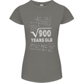 30th Birthday 30 Year Old Geek Funny Maths Womens Petite Cut T-Shirt Charcoal
