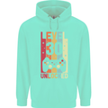 30th Birthday 30 Year Old Level Up Gamming Mens 80% Cotton Hoodie Peppermint
