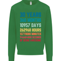 30th Birthday 30 Year Old Mens Sweatshirt Jumper Irish Green