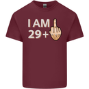 30th Birthday Funny Offensive 30 Year Old Mens Cotton T-Shirt Tee Top Maroon