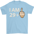 30th Birthday Funny Offensive 30 Year Old Mens T-Shirt 100% Cotton Light Blue