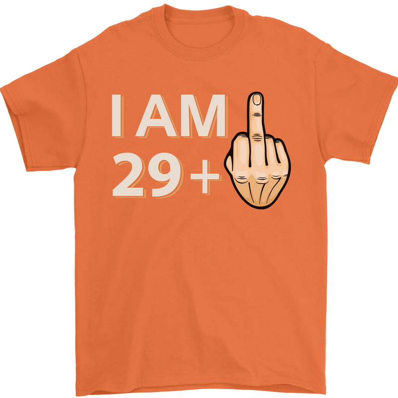 30th Birthday Funny Offensive 30 Year Old Mens T-Shirt 100% Cotton Orange