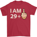 30th Birthday Funny Offensive 30 Year Old Mens T-Shirt 100% Cotton Red