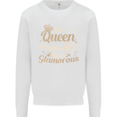 30th Birthday Queen Thirty Years Old 30 Mens Sweatshirt Jumper White