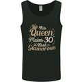 30th Birthday Queen Thirty Years Old 30 Mens Vest Tank Top Black