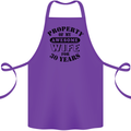 30th Wedding Anniversary 30 Year Funny Wife Cotton Apron 100% Organic Purple