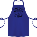 30th Wedding Anniversary 30 Year Funny Wife Cotton Apron 100% Organic Royal Blue