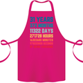 31st Birthday 31 Year Old Cotton Apron 100% Organic Pink