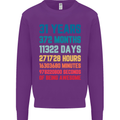 31st Birthday 31 Year Old Mens Sweatshirt Jumper Purple