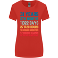 31st Birthday 31 Year Old Womens Wider Cut T-Shirt Red