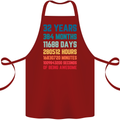 32nd Birthday 32 Year Old Cotton Apron 100% Organic Maroon