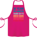 32nd Birthday 32 Year Old Cotton Apron 100% Organic Pink