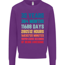 32nd Birthday 32 Year Old Mens Sweatshirt Jumper Purple
