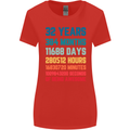 32nd Birthday 32 Year Old Womens Wider Cut T-Shirt Red