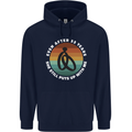 33 Year Wedding Anniversary 33rd Marriage Mens 80% Cotton Hoodie Navy Blue