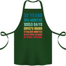33rd Birthday 33 Year Old Cotton Apron 100% Organic Forest Green