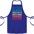 33rd Birthday 33 Year Old Cotton Apron 100% Organic Royal Blue