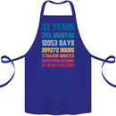 33rd Birthday 33 Year Old Cotton Apron 100% Organic Royal Blue