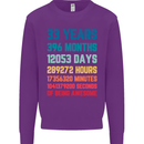 33rd Birthday 33 Year Old Mens Sweatshirt Jumper Purple