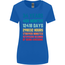 34th Birthday 34 Year Old Womens Wider Cut T-Shirt Royal Blue
