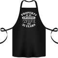 35 Year Wedding Anniversary 35th Funny Wife Cotton Apron 100% Organic Black